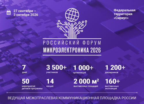 ОЭЗ «Иннополис» примет участие в форуме «Микроэлектроника 2026»