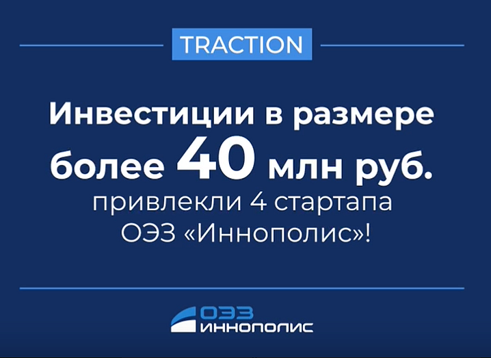 Более 40 млн руб. привлекли 4 стартапа ОЭЗ «Иннополис»! 